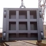 Flat Fixed Wheel Steel Sluice Gate